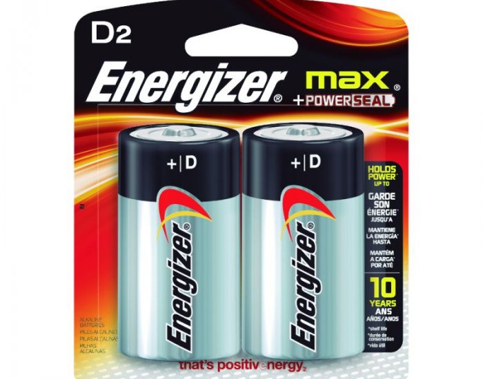 PILHA ENERG MAX-GRANDE D2 12X2