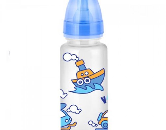 MAM. AZUL COL RETA BICO SILIC 140ML C/12