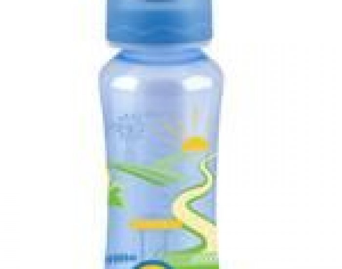 MAM AZUL CINT CRISTAL 240ML BICO ORT SIL