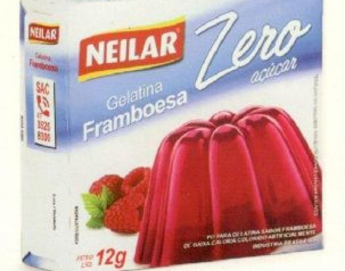 GELATINA ZERO FRAMBOESA 24X12GR NEILAR