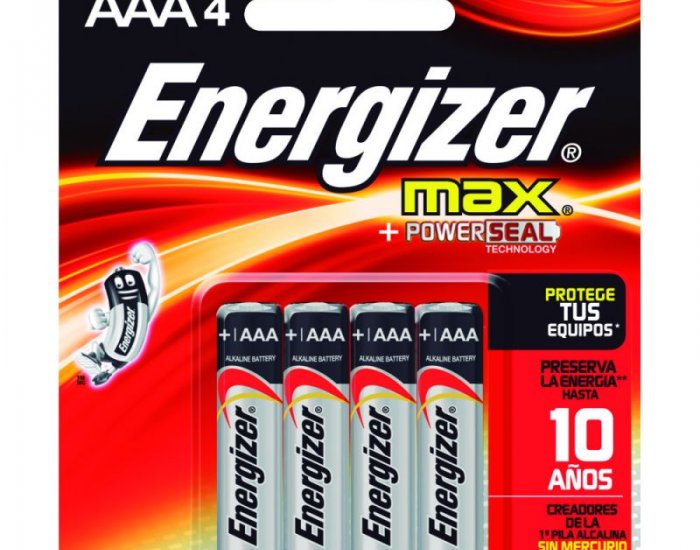 PILHA ENERG MAX-SM-PALITO AAA4 10X4