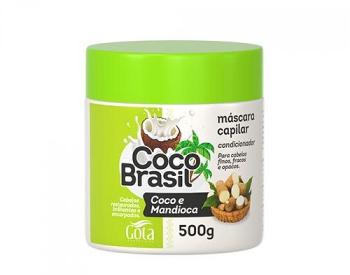 MASC BRA COCO E MANDIOCA 12X500GR