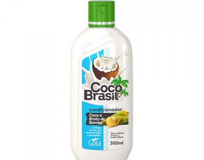 COND GOTA BRA COCO E BROTO BAMBU 12X300ML