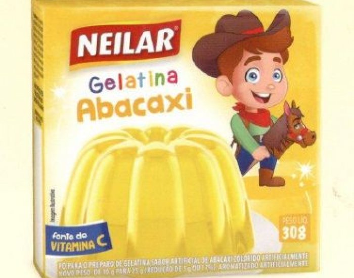 GELATINA ABACAXI 48X30GR NEILAR