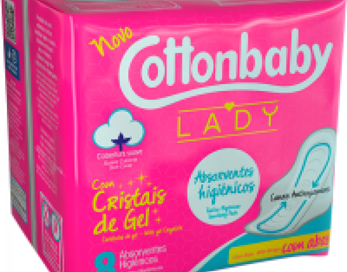 ABS. COTTONBABY LADY SUAVE C/ ABAS 48X1