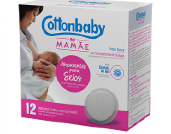 ABS. PARA SEIOS COTTONBABY MAMAE 12X1