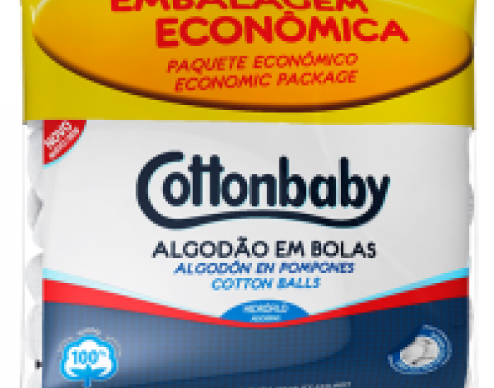 ALGODAO BOLA COTTONBABY BRANCO 95 GR 48X1