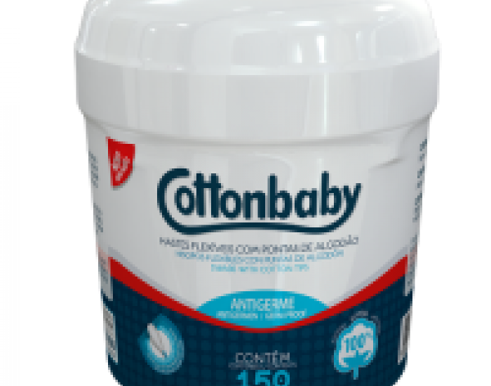 HASTE FLEXIVEL COTTONBABY POTE 1X1 L150 P100 UN