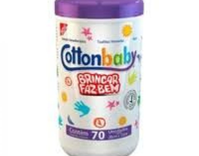 LENCO UM. COTTONBABY B. FAZ BEM POTE 1X1 70UN