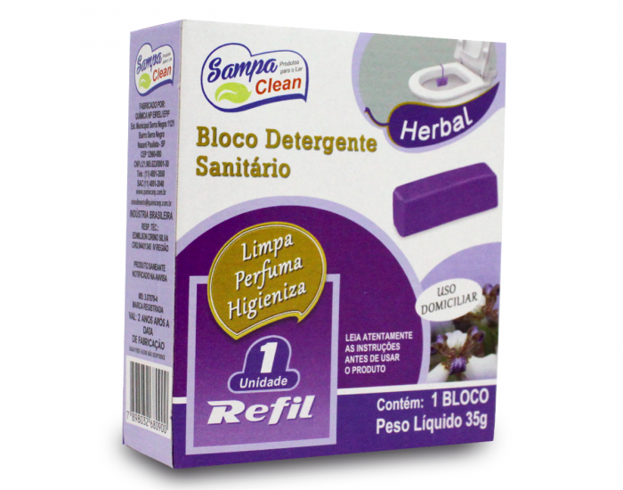 REFIL DE BLOCO SANIT HERBAL 24X35GR