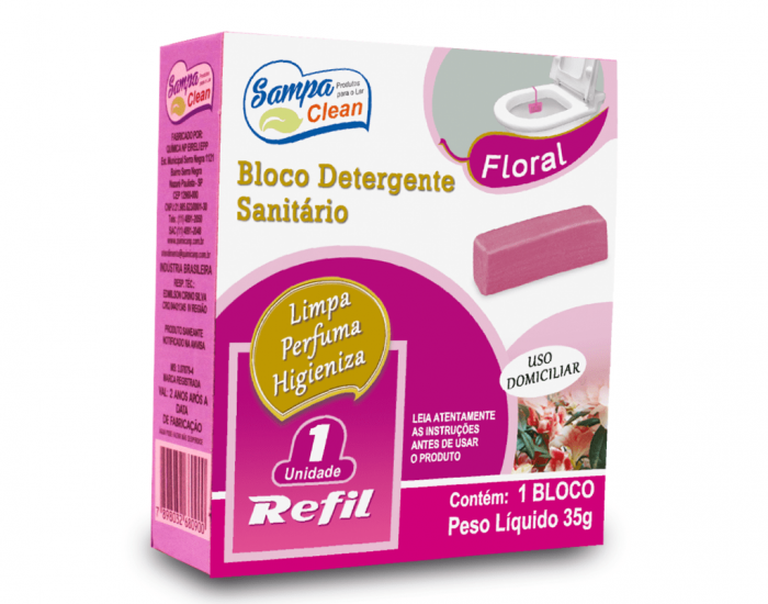 REFIL DE BLOCO SANIT FLORAL 24X35GR