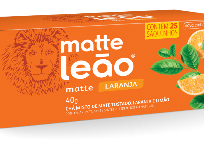 CHA MATTE LEAO LARANJA 40GRX25UN CX30