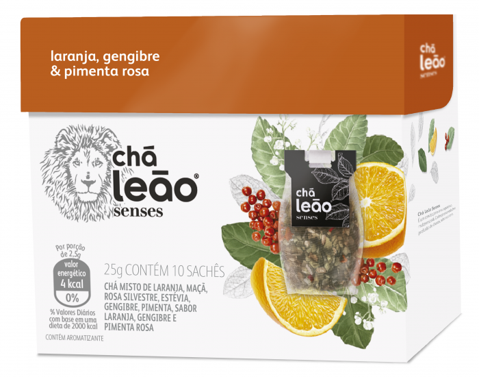 CHA LEAO SENSES LAR/PIM/GENG 25GRX10