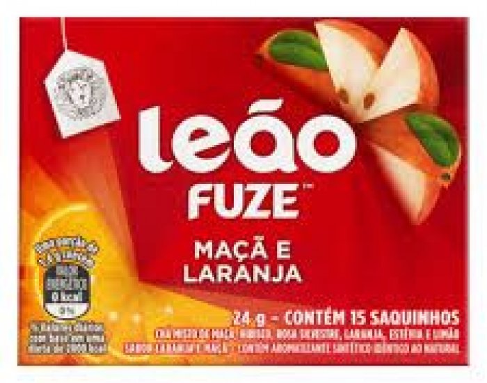 CHA LEAO FUZE MACA/LARANJA 1,6G 15UN CX18