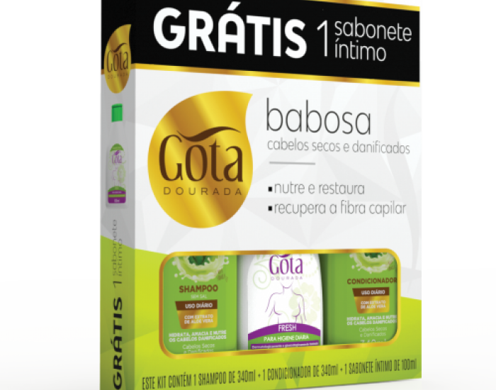 KIT SH E COND BABOSA + 1 SAB INT FRESH 100ML