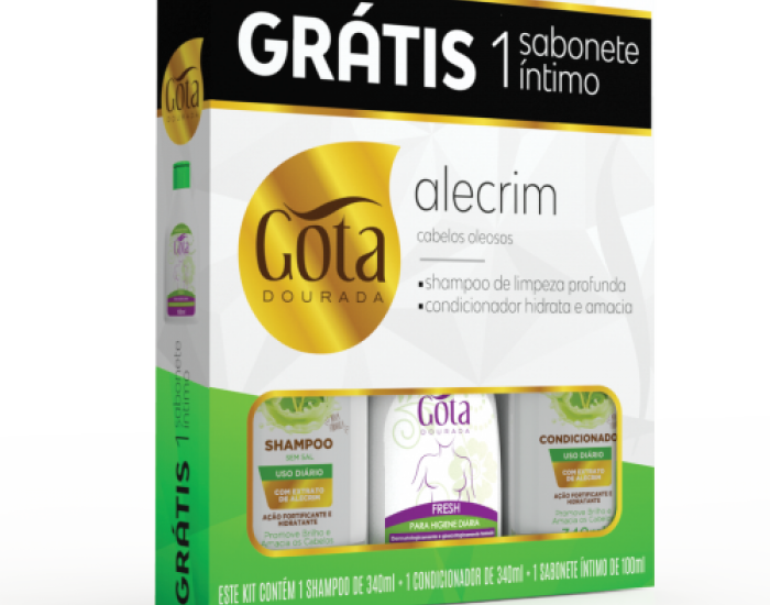 KIT SH E COND ALECRIM + 1 SAB INT FRESH 100ML