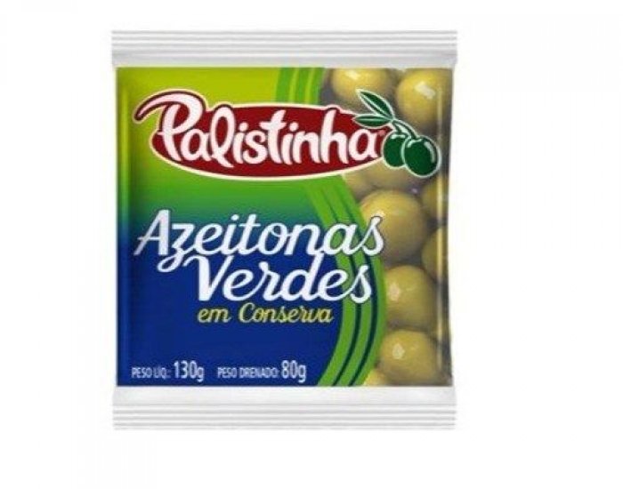 AZEITONA SACHE VERDE 40X80 GR PALISTINHA