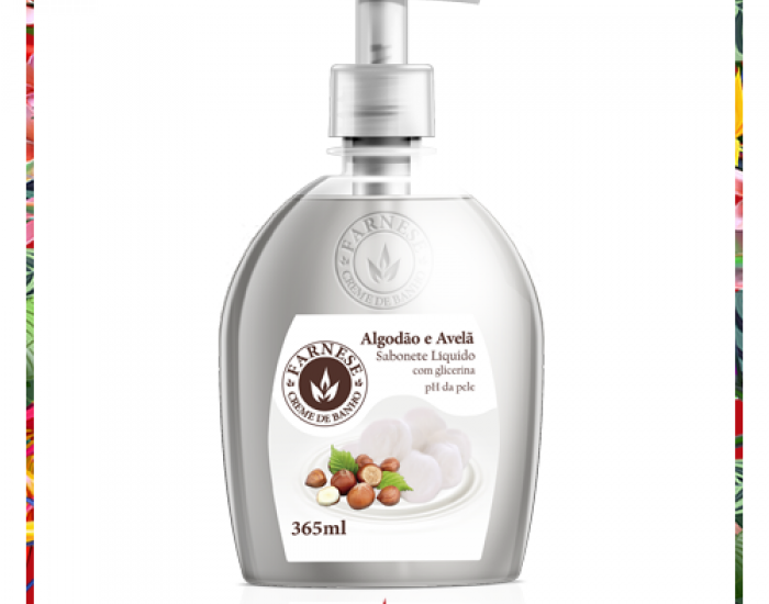SAB. LIQUIDO FARNESE ALGODAO E AVELA 12X365ML