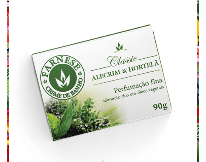 SAB. FARNESE CLASSIC ALECRIM E HORTELA 90G