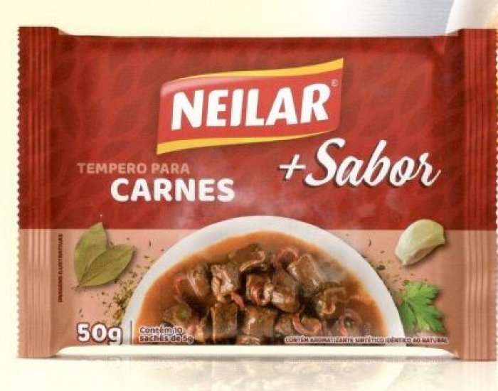 TEMPERO NEILAR + SABOR CARNE 24X50GR