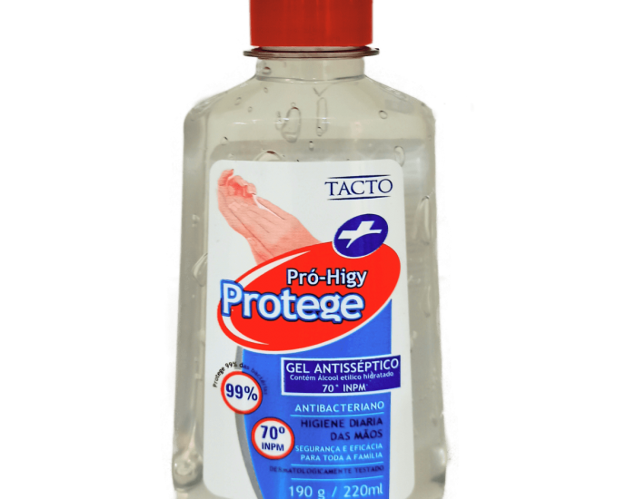 ALCOOL EM GEL ANTISSEPTICO PROTEGE 190GR VIDAL