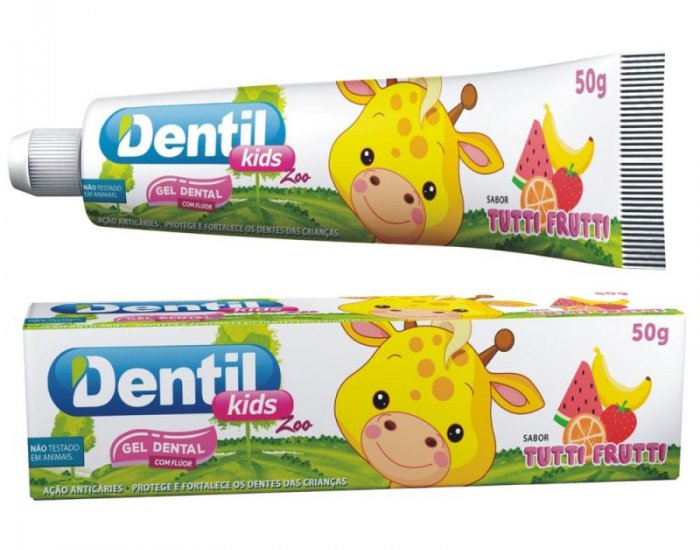 CREME DENTAL DENTIL KIDS ZOO TUTTI-FRUTTI (GEL) 12