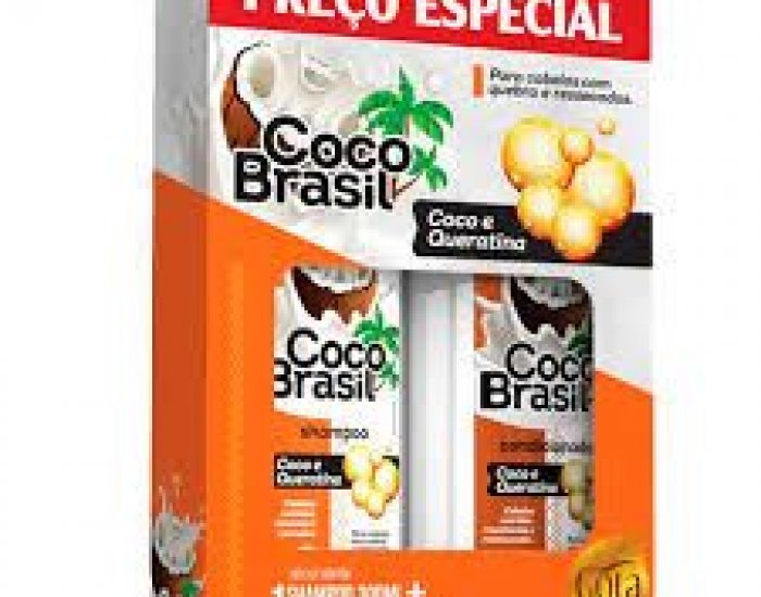 KIT SH E COND BRASIL COCO E QUERATINA 300ML
