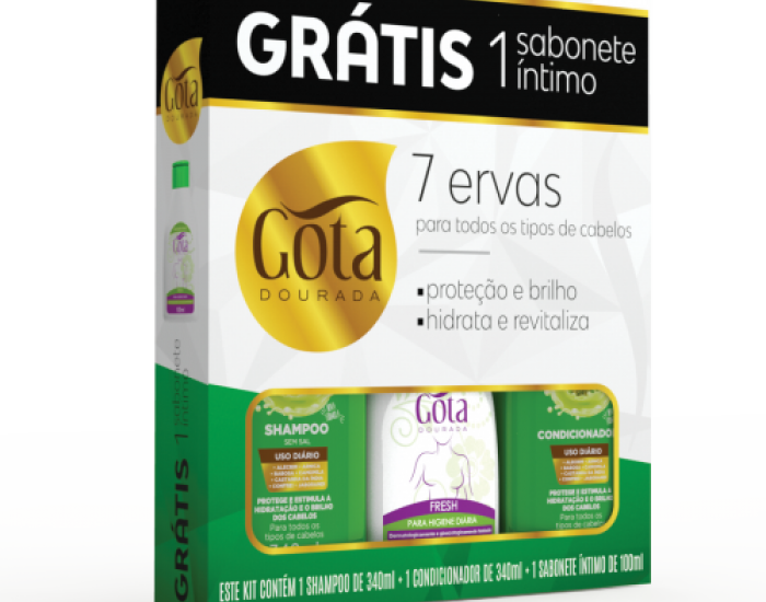 KIT SH COND 7 ERVAS+ SAB. INTIMO  100ML