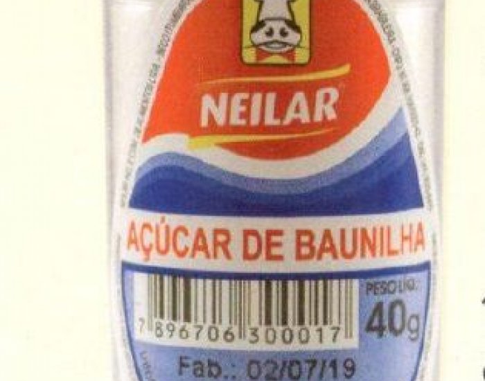 ACUCAR DE BAUNILHA 12X40GR NEILAR