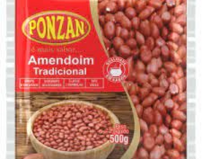 AMENDOIM CRU 24X500GR PONZAN
