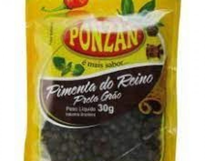 PIMENTA DO REINO GRAO 24X30GR PONZAN