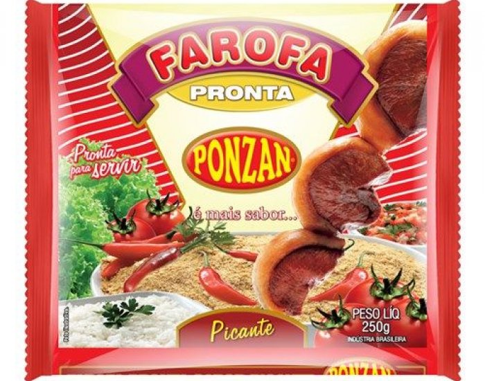 FAROFA PICANTE 12X250GR PONZAN
