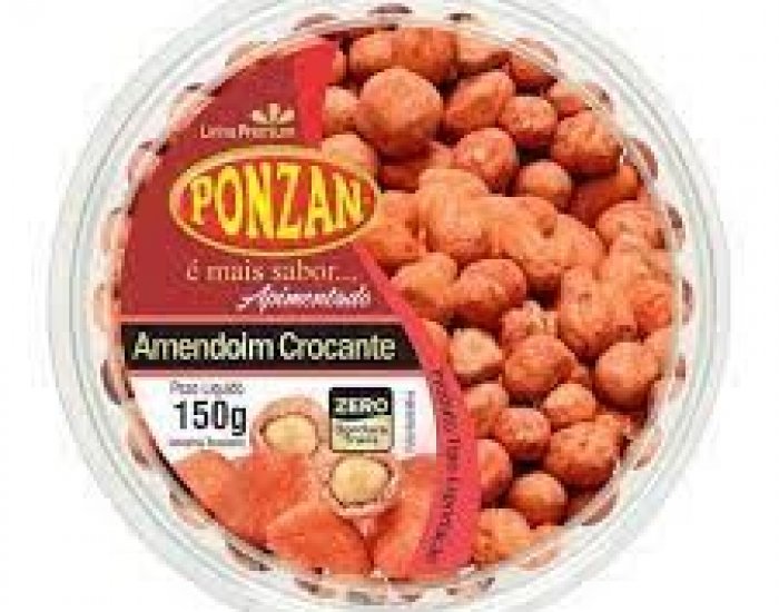 AMENDOIM CROCANTE APIMENTADO 6X150GR PONZAN 