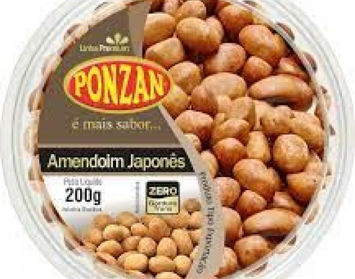 AMENDOIM JAPONES 6X200GR PONZAN 
