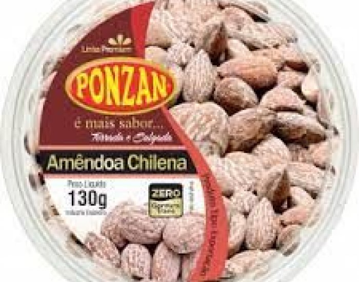 AMENDOIM TORRADO E SALGADO 6X200GR PONZAN 