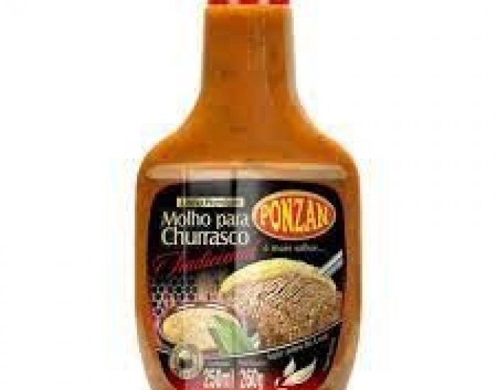 MOLHO P/ CHURRASCO TRADIC 12X250ML PONZAN
